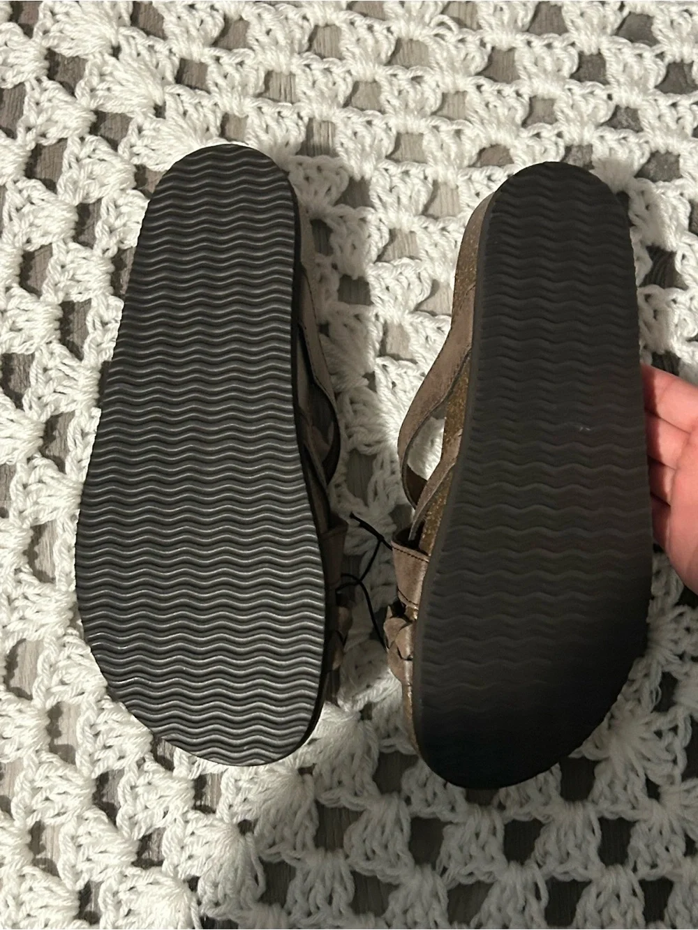 Mountain Sole Women's Brown Braided Slide Sandals